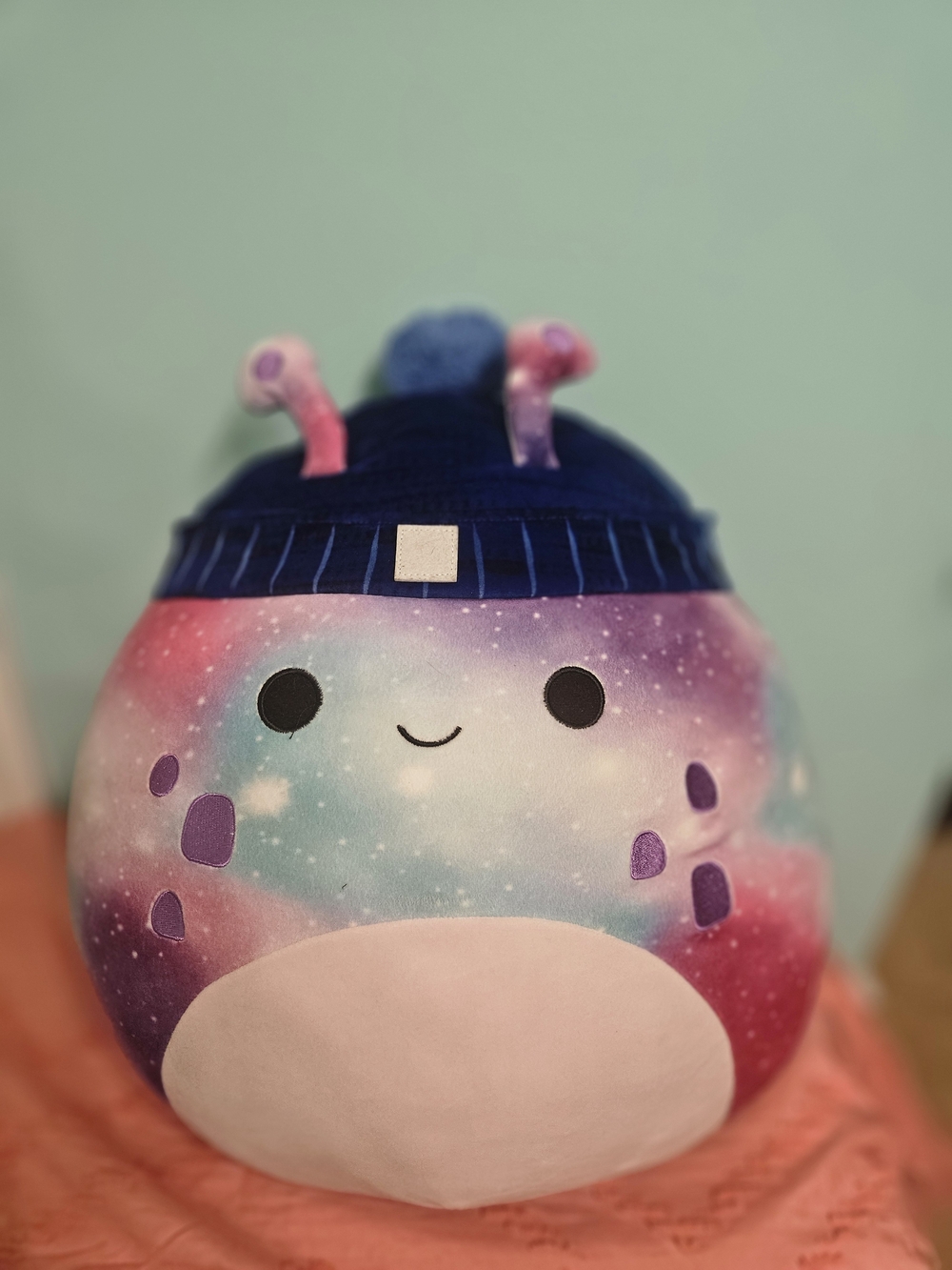 Squishmallows Galaxy Beanie Plush in Purple, Pink, Blue